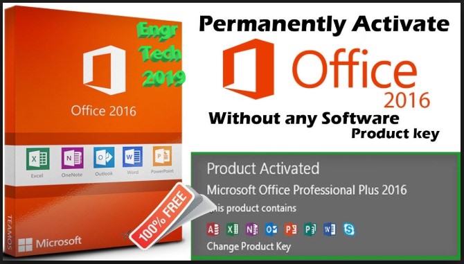 microsoft office professional plus 2016 activation code